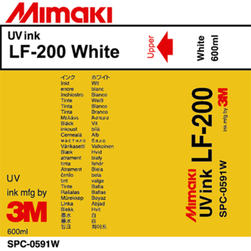 Mimaki LF-200 UV Curable Ink Pack 600ml White
