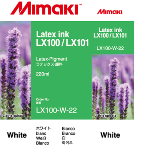 Mimaki LX100/LX101 Latex Ink Cartridge 220ml White