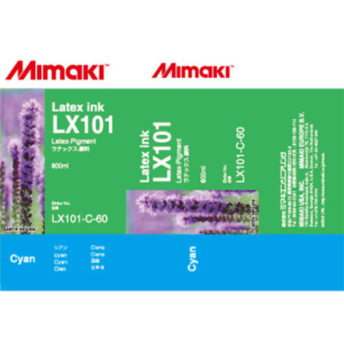 Mimaki LX101 Latex Ink Pack 600ml Cyan