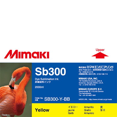Mimaki SB300-M-BB Sb300 Dye sublimation ink bottle 2L Magenta