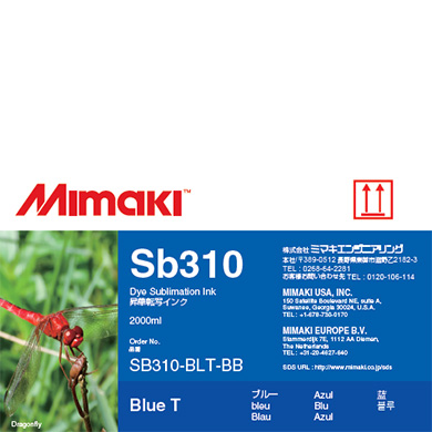 SB310 Dye Sublimation Ink Pack 2000ml Blue Transfer