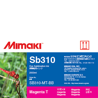 SB310 Dye Sublimation Ink Pack 2000ml Magenta Transfer