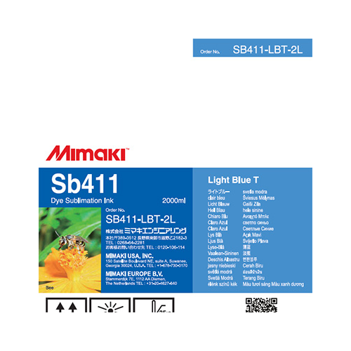 Mimaki SB411 Dye Sublimation Ink Pack 2000ml Light Blue T