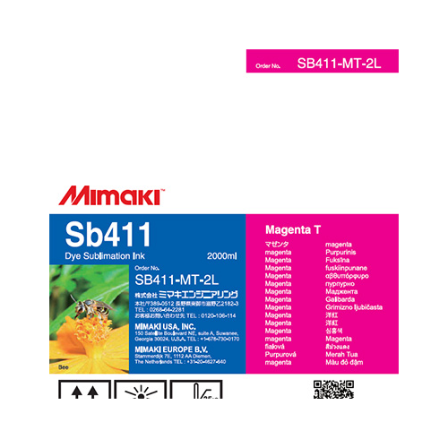 Mimaki SB411 Dye Sublimation Ink Pack 2000ml Magenta T