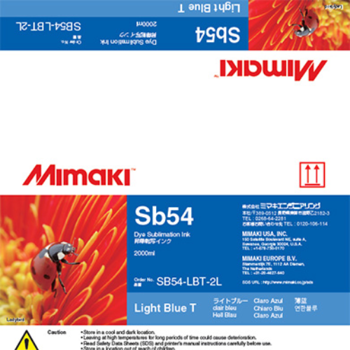 Mimaki SB54 Dye Sublimation Ink Pack 2000ml Light Blue T