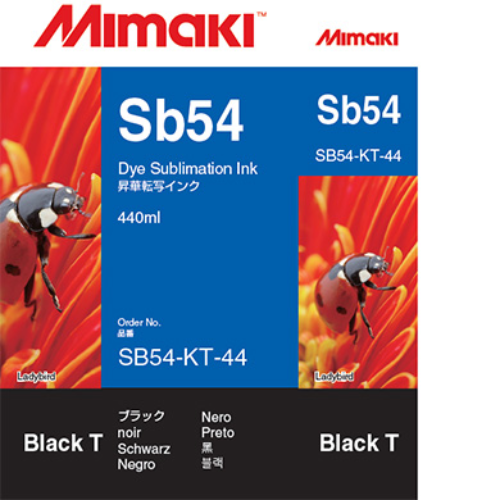 Mimaki SB54 Dye Sublimation Ink Cartridge 440ml Black