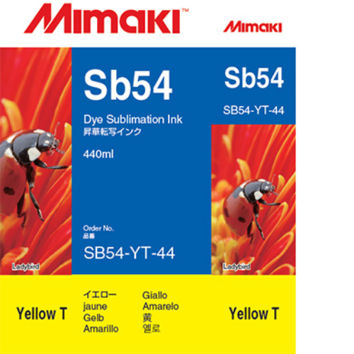 Mimaki SB54 Dye Sublimation Ink Cartridge 440ml Yellow