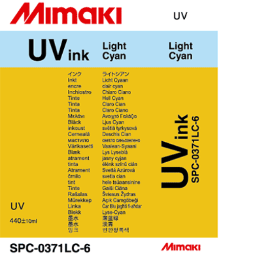 Mimaki UV Curable Ink Cartridge 440ml Light Cyan