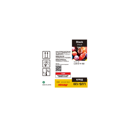 Mimaki LUS-120 UV Curable Ink Bottle 250ml Black