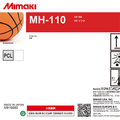 Mimaki MH110-PCL-BD 3d ink 4.8L PCL
