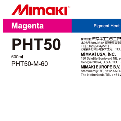 Mimaki PHT50 Heat Transfer Pigment Ink Pack Magenta