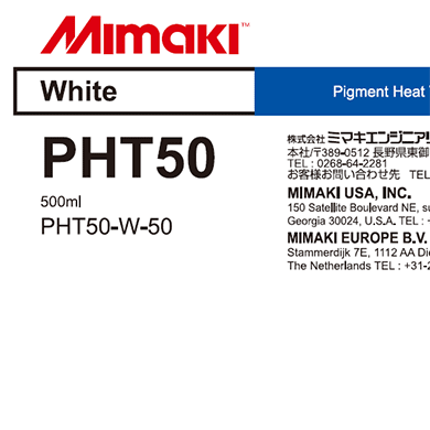Mimaki PHT50 Heat Transfer Pigment Ink Pack White