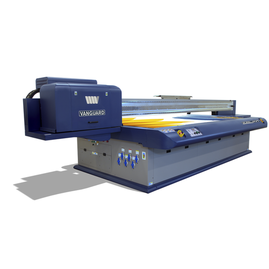 Vanguard V300D-HVT 5X10 Flatbed Led UV Printer With High Velocity Vacuum Table